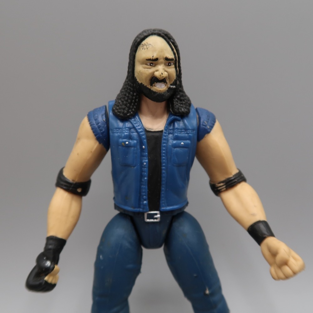 1997 WWE Jailbird Crush Jakks Pacific Titan Sports 6" Wrestling Action Figure